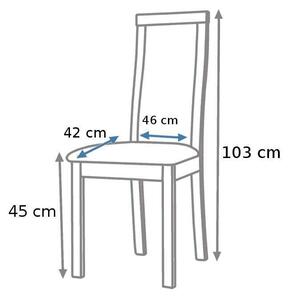 Jídelní set 1+4, stůl S12 a bukové židle K24