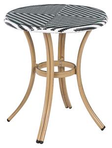 Bistro stolek RIFREDDO 70 cm 70 cm Bezpečnostní sklo Černá