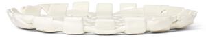 Ferm Living Keramický talíř Plait Platter, off-white