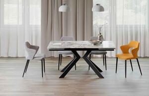 Hnědý keramický rozkládací jídelní stůl Miotto Dantoni 160/200/240 x 90 cm
