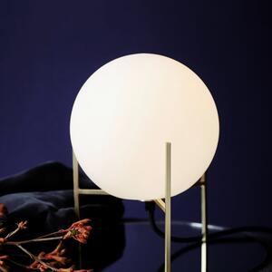 Nordlux Opálově bílá skleněná stolní lampa Alton