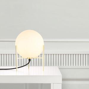 Nordlux Opálově bílá skleněná stolní lampa Alton