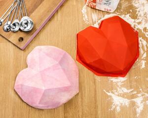Master Silikonová forma na pečení 3D srdce