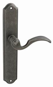 Dveřní kování MP Rama (OGA) - BB klika-klika otvor pro obyčejný klíč/OGA (antik šedá) / Rozteč 72 mm