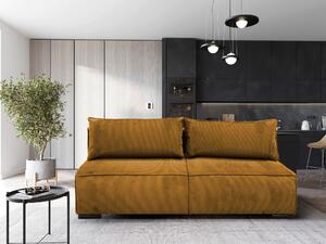 ROZKLÁDACÍ POHOVKA, textil, hořčicově žlutá MID.YOU - Rozkládací pohovky, Online Only