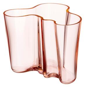 Iittala Váza Alvar Aalto 160mm, lososově růžová