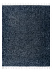 Koberec SEVILLA PC00B pruhy modrý střapce, Berber, Maroko, Shaggy velikost 120x170 cm | krásné koberce cz