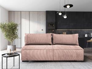 ROZKLÁDACÍ POHOVKA, textil, růžová MID.YOU - Rozkládací pohovky, Online Only