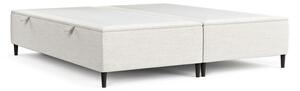 Krémová čalouněná dvoulůžková postel s úložným prostorem 180x200 cm Tate – Maison de Rêve