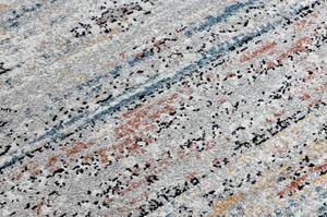 Moderní koberec BELLE BN25A béžový / modrý střapce velikost 120x170 cm | krásné koberce cz