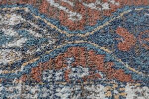 Moderní koberec BELLE BG60A hnědý / růžový střapce velikost 120x170 cm | krásné koberce cz
