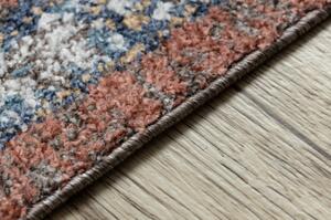 Moderní koberec BELLE BG60A hnědý / růžový střapce velikost 200x290 cm | krásné koberce cz