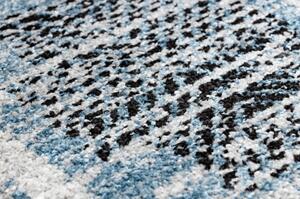 Moderní koberec BELLE BR22A béžový / modrý střapce velikost 160x220 cm | krásné koberce cz