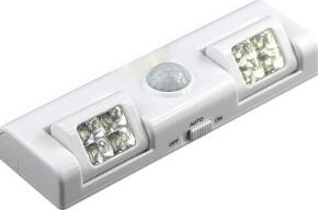 APT Osvětlení s pohybovým senzorem 8 LED, 3x AA - bílé, ZD26A