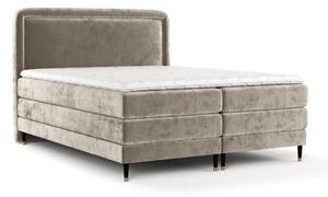 Světle hnědá boxspring postel 140x200 cm Dove – Maison de Rêve