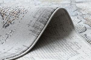 Moderní koberec LUCE 75 vzor Marocký jetel vintage Strukturální šed velikost 77x150 cm | krásné koberce cz