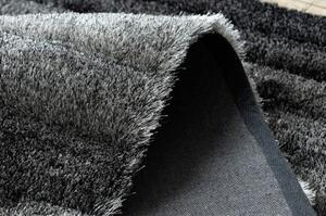 Moderní koberec FLIM 007 B6 shaggy, Pruhy Strukturální šedá velikost 80x150 cm | krásné koberce cz