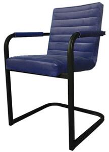 Jídelní židle Merenga černá, modrá