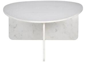 Bílý mramorový konferenční stolek Richmond Brandon 170 x 95 cm