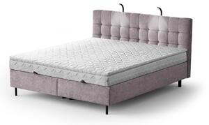 Čalouněná postel Monet 160 x 200, růžová Aston