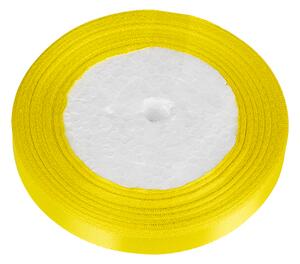 BELLATEX Stuha saténová Žlutá 12 mm / 22,5 m