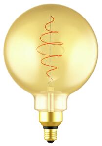 Nordlux Žlutá dekorativní stmívatelná LED žárovka Spiral Deco Globe E27 7W
