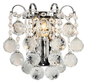 Brilagi - Nástěnné svítidlo CRYSTAL 1xE14/60W/230V lesklý chrom