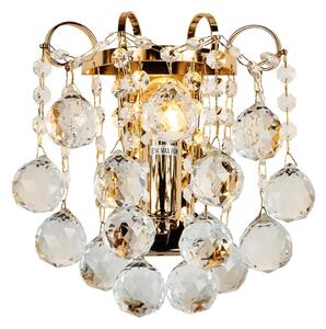 Brilagi - Nástěnné svítidlo CRYSTAL 1xE14/60W/230V zlatá