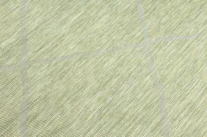 Koberec SISAL PATIO 3075 diamanty ploché tkaní zelená / béžový velikost 175x270 cm | krásné koberce cz