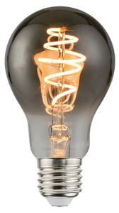 Nordlux Kouřově šedá dekorativní stmívatelná LED žárovka Spiral Deco Standard E27 4,5W