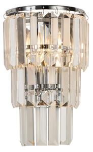 Brilagi - Nástěnné svítidlo CRYSTAL 1xE14/60W/230V lesklý chrom