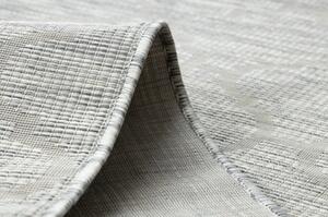 Koberec SISAL PATIO 3069 marocký jetel ploché tkaní šedá / béžový velikost 155x220 cm | krásné koberce cz