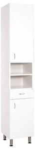 Koupelnová skříňka Cara Mia (35x192x33,3 cm, bílá, lesk)