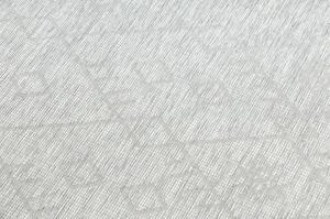 Koberec SISAL PATIO 3077 diamanty ploché tkaní šedá / béžový velikost 155x220 cm | krásné koberce cz