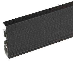 Cezar Podlahová lišta soklová PVC - HI-LINE PRESTIGE 200 Wenge tmavý (2,5m)