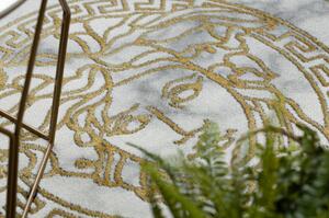 Koberec EMERALD výhradní 1011 glamour, medúza řecký rám krém / zlato velikost 120x170 cm | krásné koberce cz