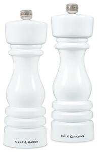 Cole&Mason Sada mlýnků na sůl a pepř London White Gloss 18 cm