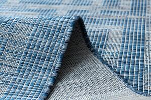 Koberec SISAL PATIO 3071 řecký ploché tkaní tmavě modrý / béžový velikost 155x220 cm | krásné koberce cz