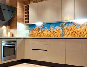 Samolepící tapety za kuchyňskou linku, rozměr 180 cm x 60 cm, pšeničné pole, DIMEX KI-180-011