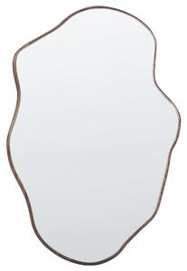 Zrcadlo MENVILLE 60 cm 90 cm Dřevo paulovnie Hnědá
