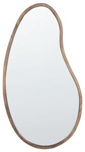 Zrcadlo CABIDOS 70 cm 130 cm Dřevo paulovnie Světle hnědá