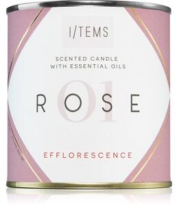 I/TEMS Essential 01 / Rose vonná svíčka 200 g