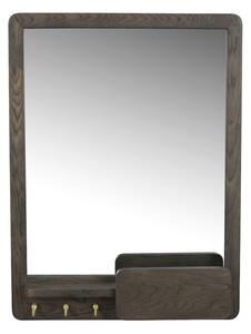 Rowico Hnědé dubové zrcadlo Inverness 60 cm