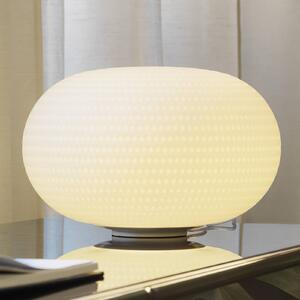 Fontana Arte stolní lampa BIANCA, sklo, Ø 30 cm, E27, Obývací pokoj / jídelna, Sklo, Design