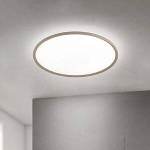 ORION LED stropní svítidlo Kant, Ø 80 cm, khaki, kov/plast, stmívatelný, Zelená, Obývací pokoj / jídelna, Hliník, Moderní