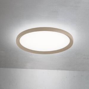 ORION LED stropní svítidlo Kant, Ø 40 cm khaki, kov/plast, stmívatelný, Zelená, Obývací pokoj / jídelna, Hliník, Moderní