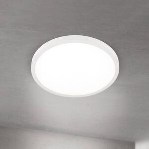 ORION LED stropní svítidlo Disc, bílé Ø 40 cm, kov/plast, stmívatelný, Bílá / opál, Obývací pokoj / jídelna, Hliník, Moderní