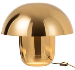 Zlatá kovová stolní lampa J-line Mushroom S