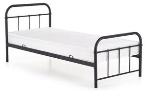 Kovová postel Niko 90x200, černá, bez matrace