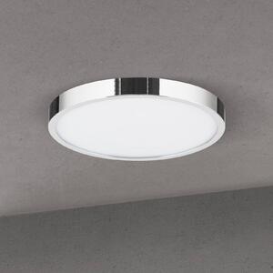 ORION LED stropní svítidlo Disc, chromová barva, Ø 24 cm, kov, stmívatelný, Chrom / stříbro, Obývací pokoj / jídelna, Hliník, Moderní